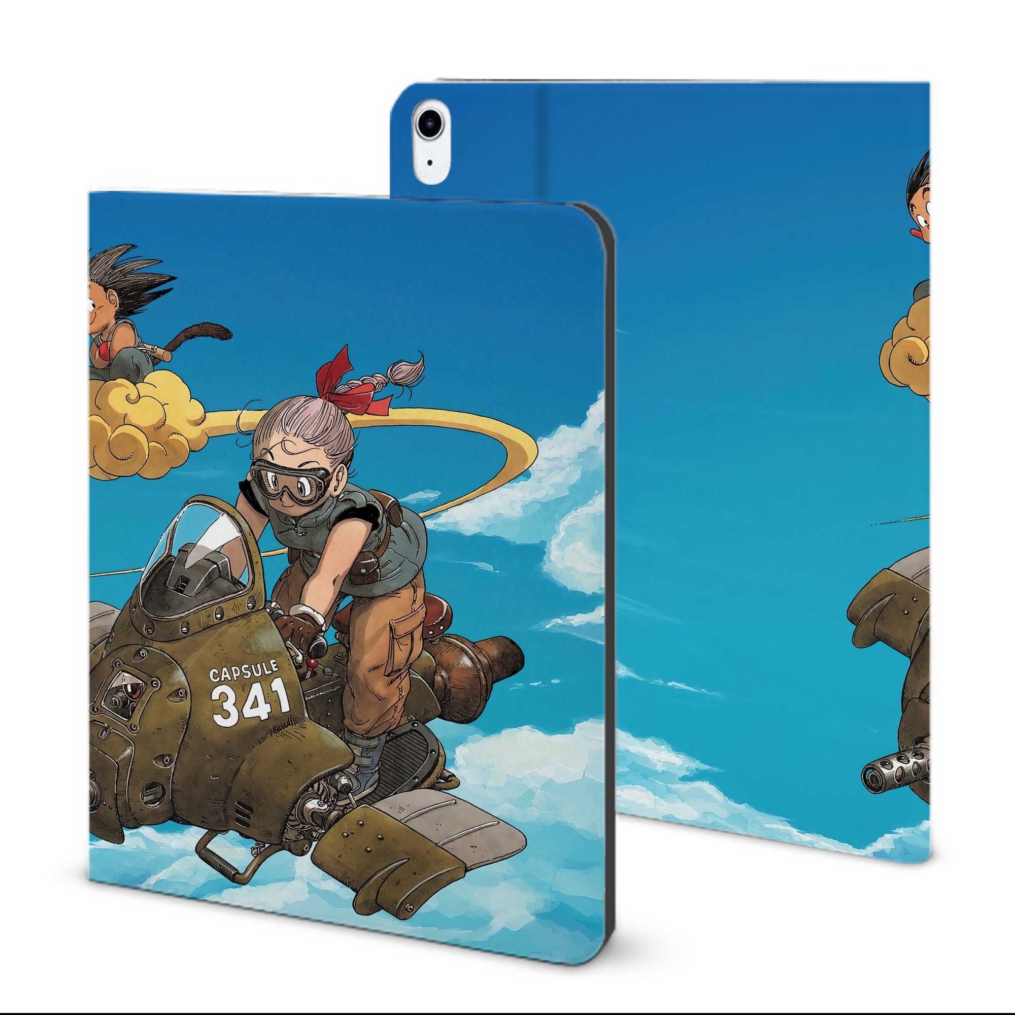 （画像用） ドラゴンボール DRAGON BALL IPad ケース ブック型 PUレザー TPU 耐衝撃 軽量 薄型 ペン収納なし 全面保護 IPad 各モデル対応